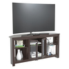 Inval Corner TV Stand 49 in. W Espresso Fits TVs Up to 60 in. with Adjustable Shelves MTV-19419